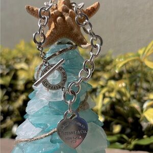 Authentic RTT Heart Toggle Bracelet